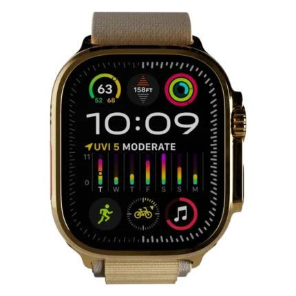 Ultra 3 Watch with Alpine Loop Band 24k Gold Customize.webp