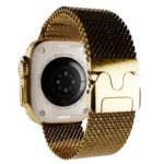 Ultra Watch 3 Titanium Milanese Loop 24k Gold Customized back.webp