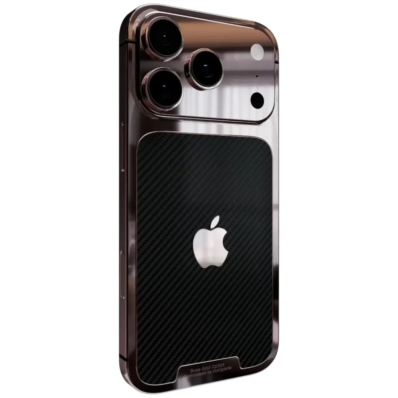 Rose Gold Carbon iPhone 17.webp